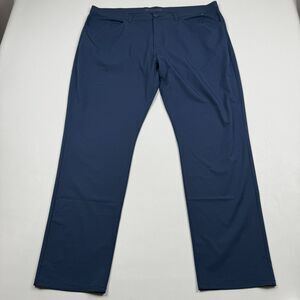 Travis Mathew Navy Blue Open to Close 5 Pocket Casual Golf Pants Mens 42 x 32